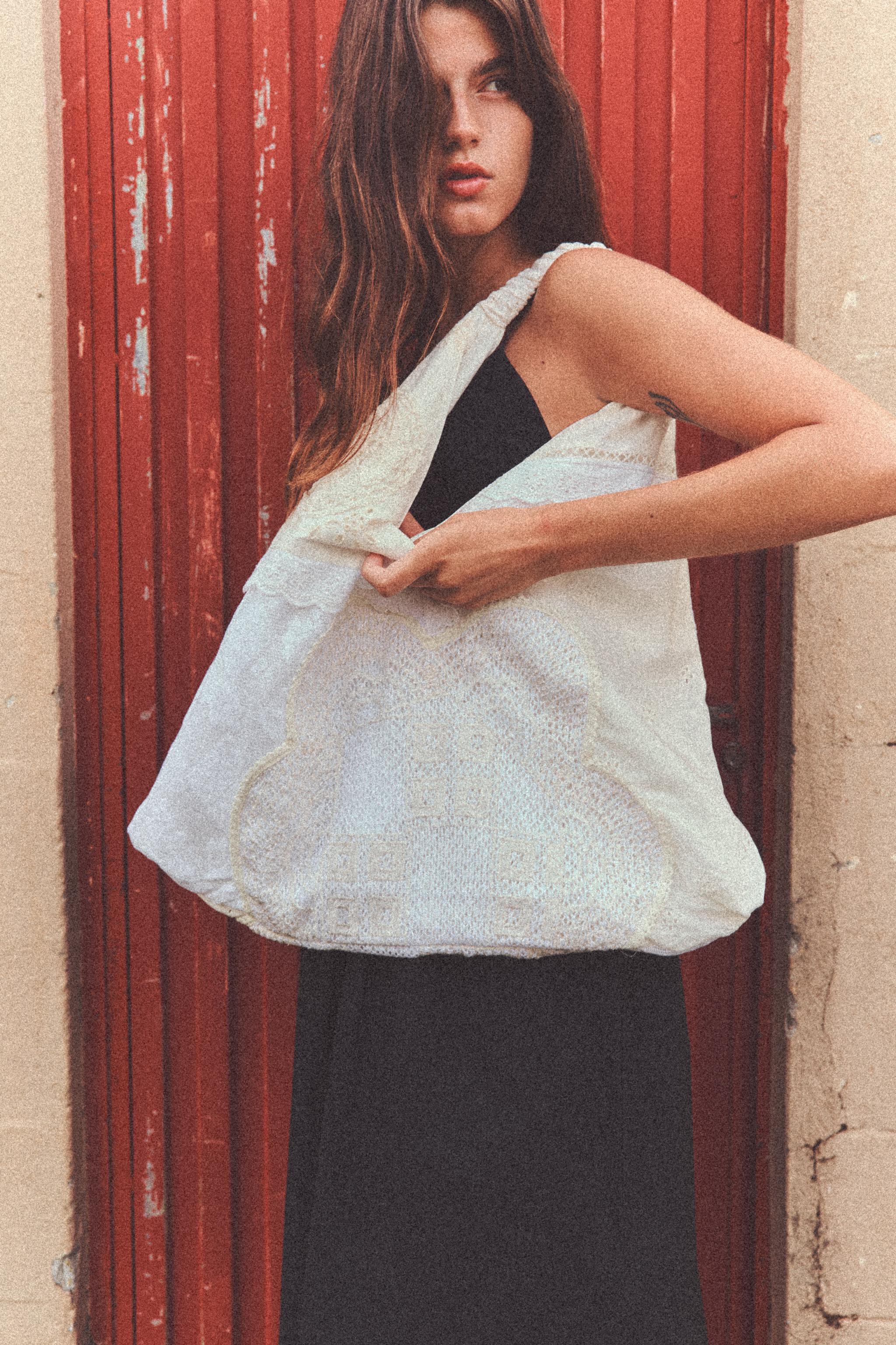 Embroidered bucket bag sale