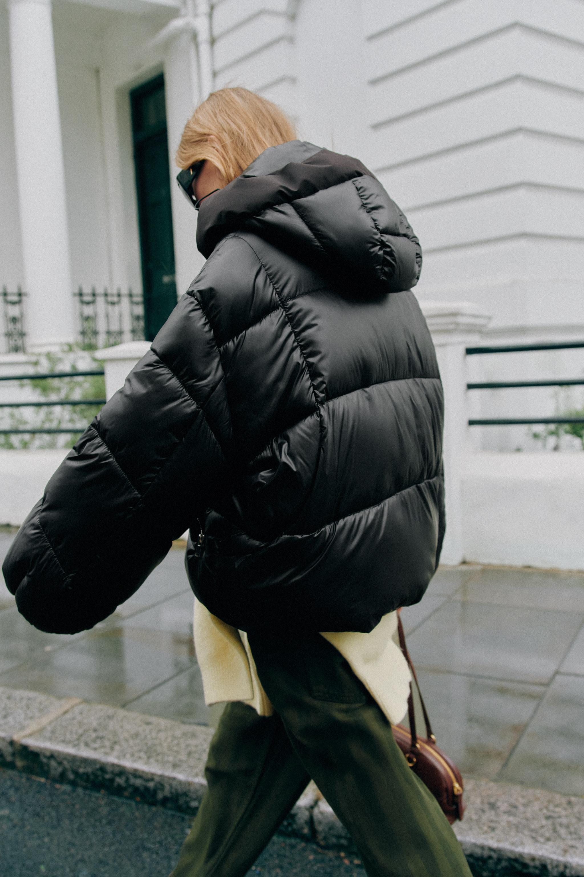 Water-Repellent Padded Hoodie Anorak by Zara