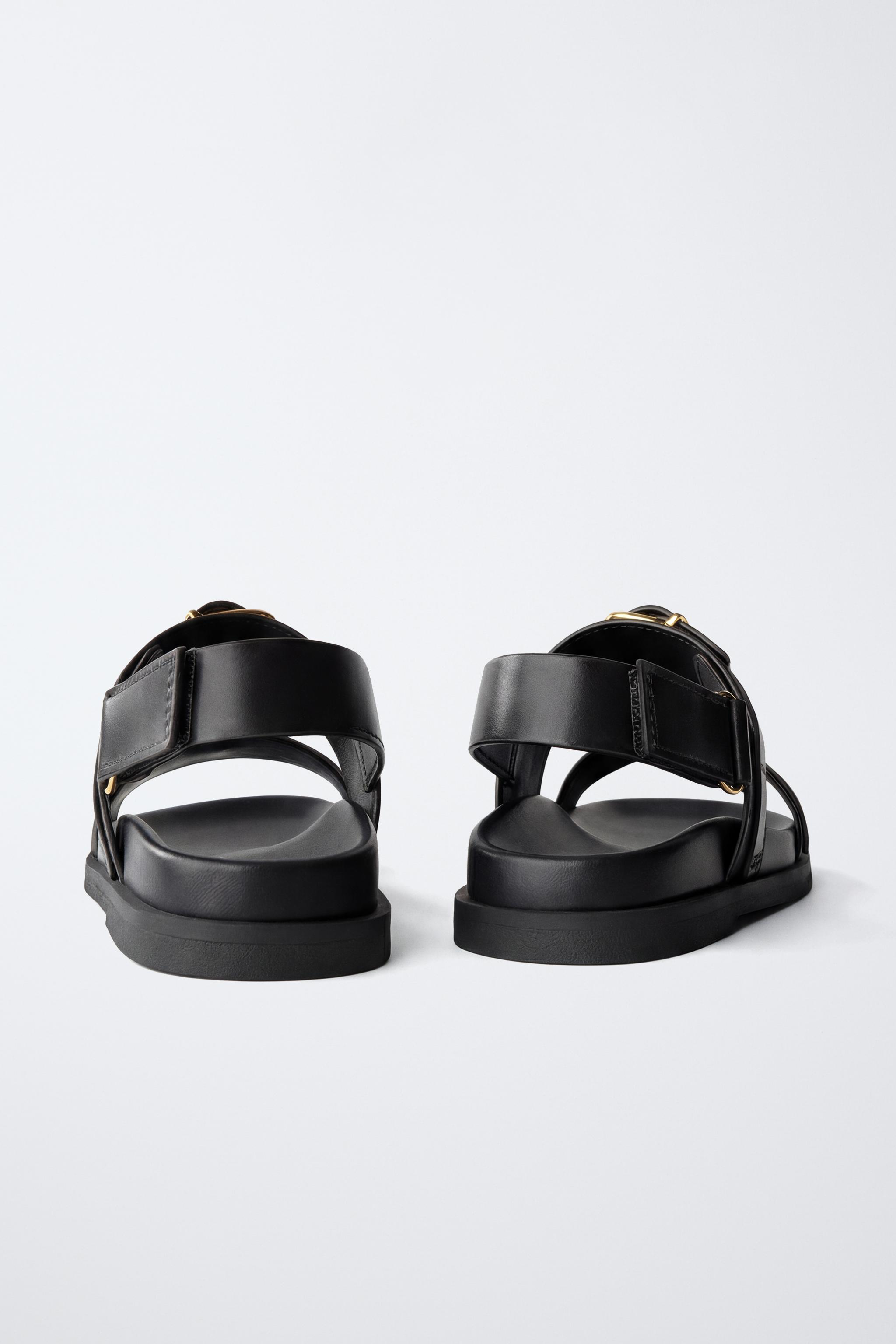 BUCKLED SANDALS