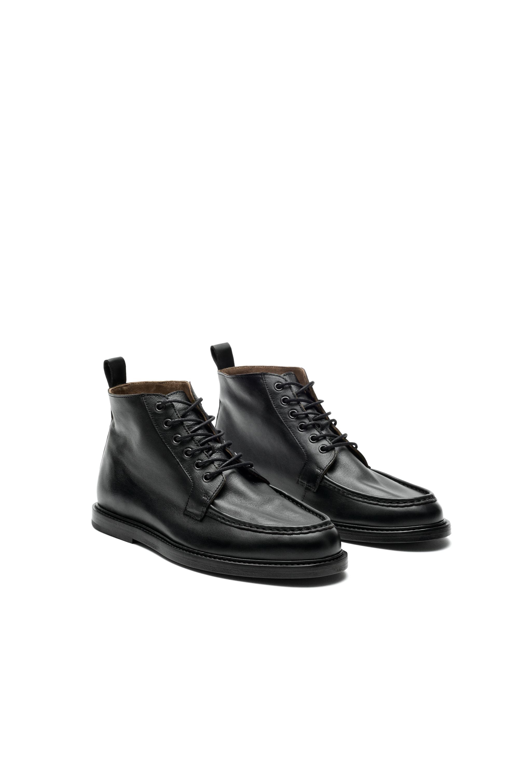 Soft leather lace-up ankle boot - LIMITED EDITION