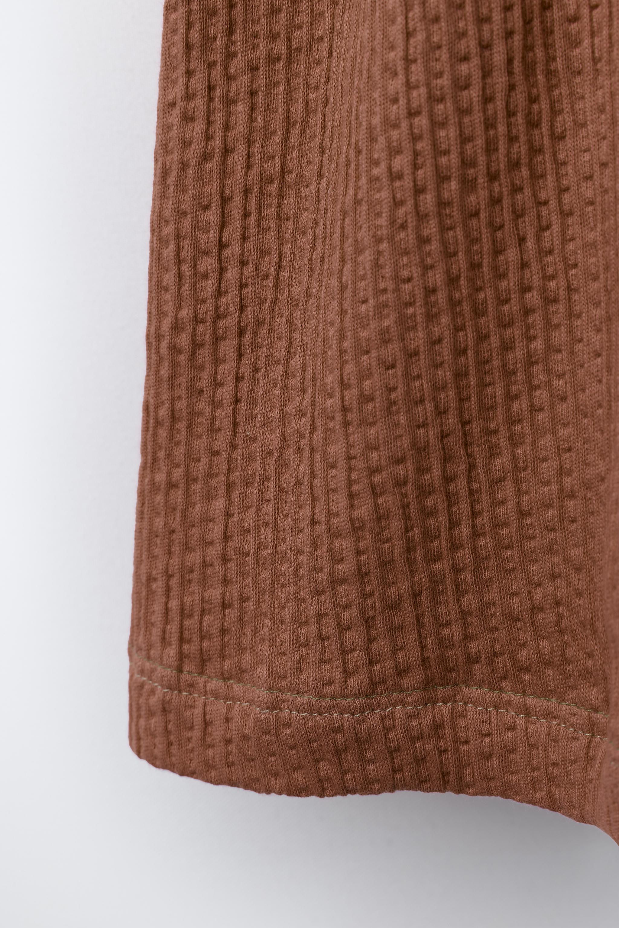 COMBINATION TEXTURED DRESS