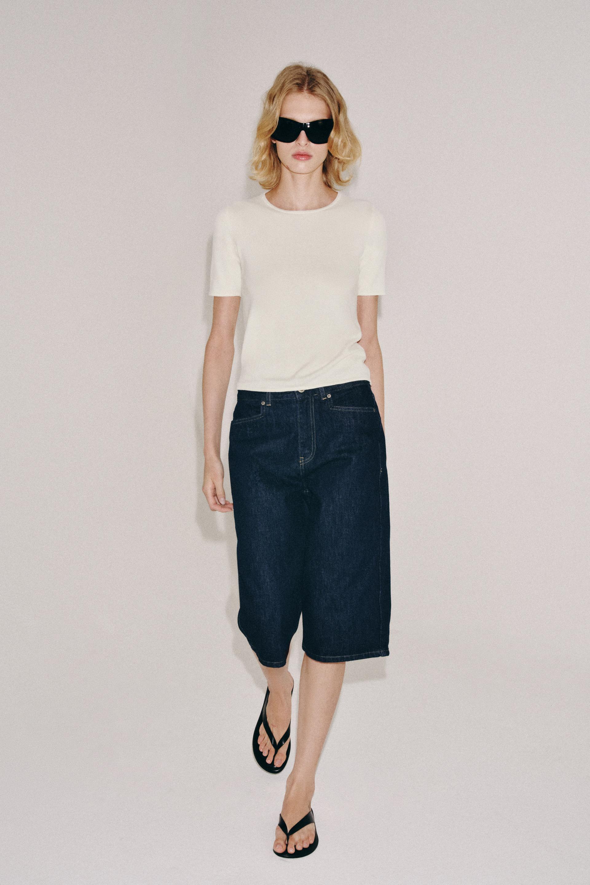 Short Sleeve Knit Jumper