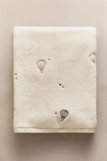 Zara KIDS’ BALLOON TOWEL - Light beige