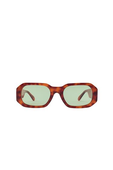 Zara RECTANGULAR SUNGLASSES - Brown