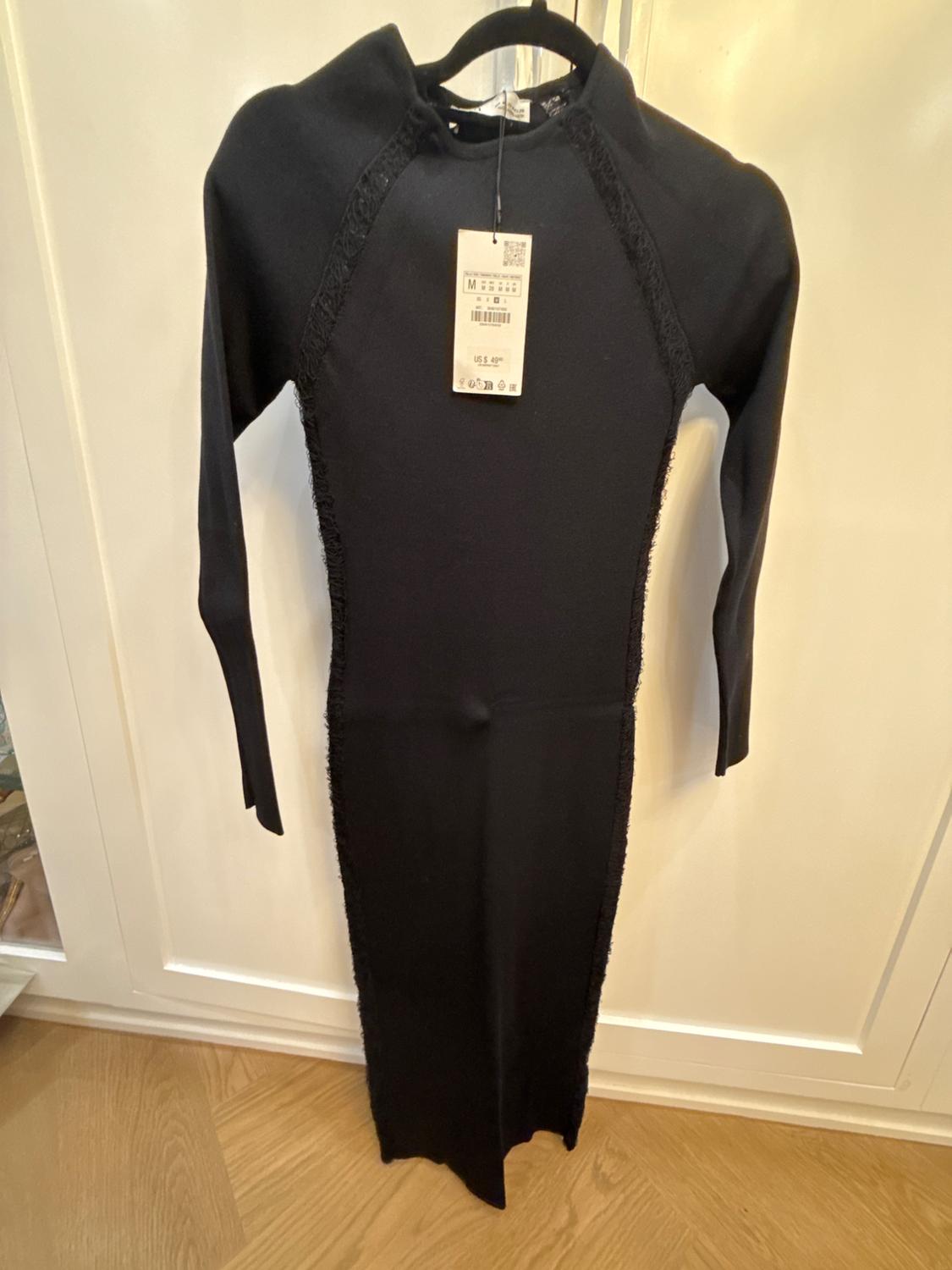 VESTIDO PUNTO COMBINADO