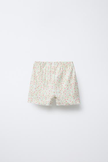 2-6 ANS/ PYJAMA CÔTELÉ FLEURS - Écru de Zara - Image 4
