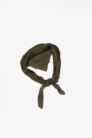 LIMITED EDITION PLEATED SCARF — Green 1