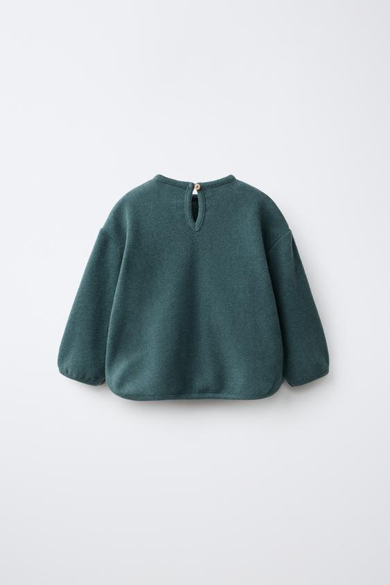T-SHIRT UNI SOFT TOUCH - Bleu de Zara - Image 1