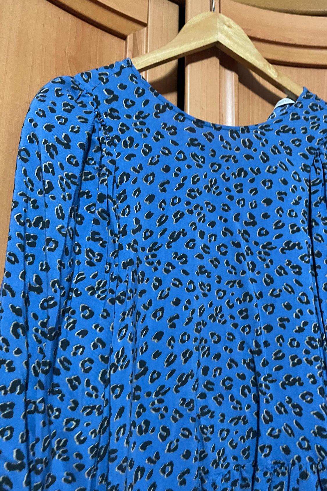 PRINTED DRESS WITH FRILLS - Image 2