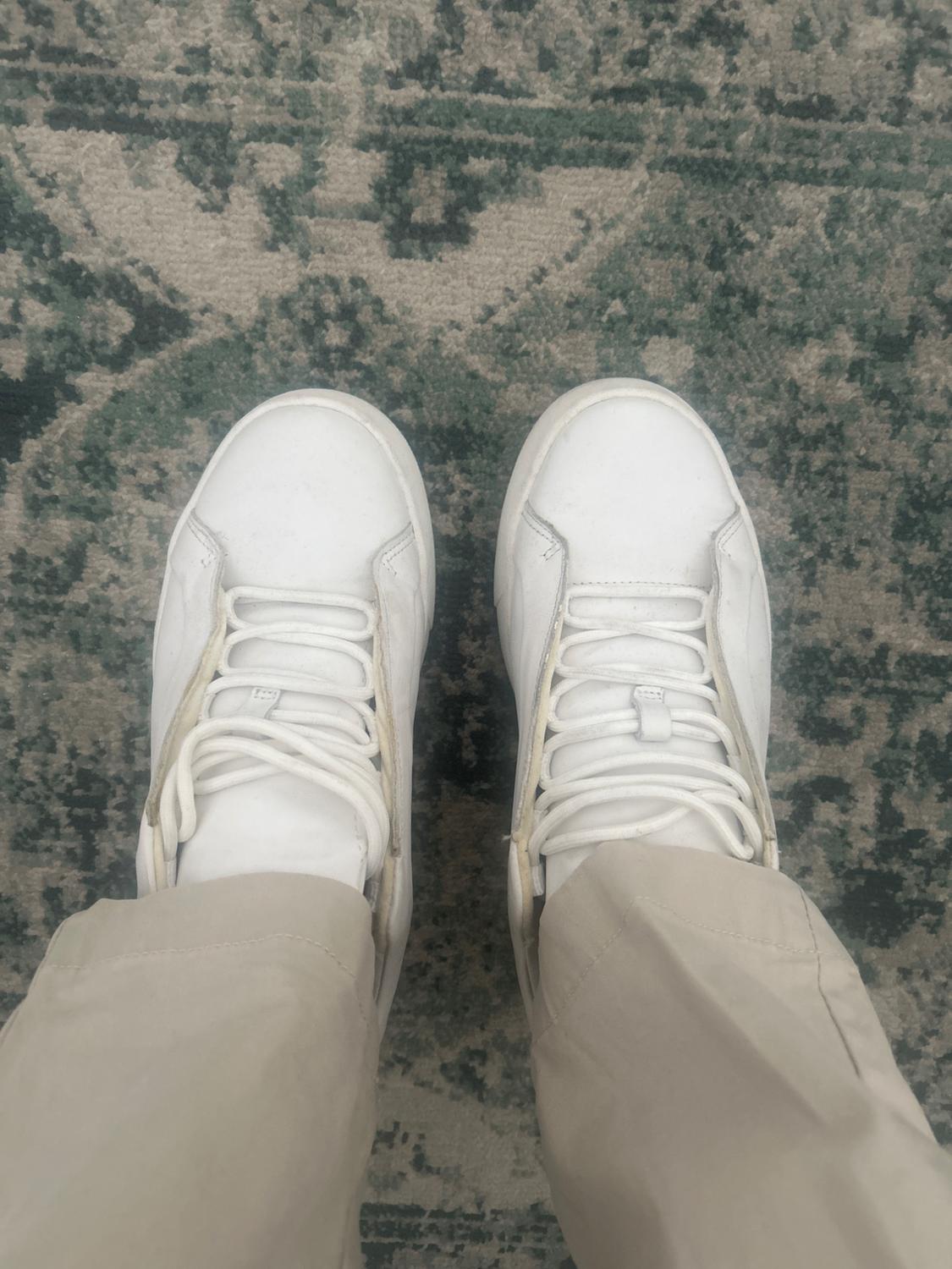 LEATHER SNEAKERS WITH THICK SOLE - Image 9