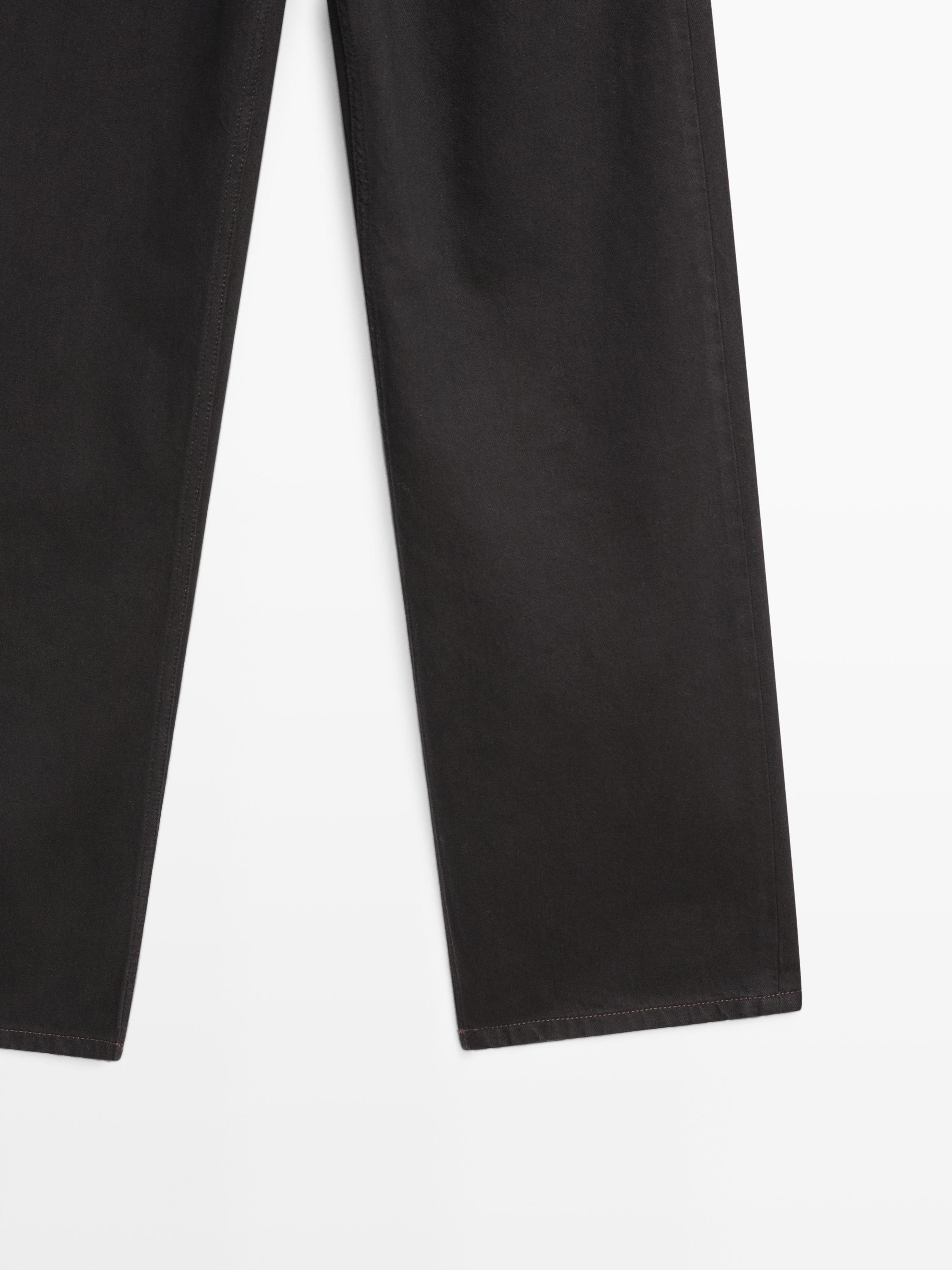 High-waist barrel fit jeans