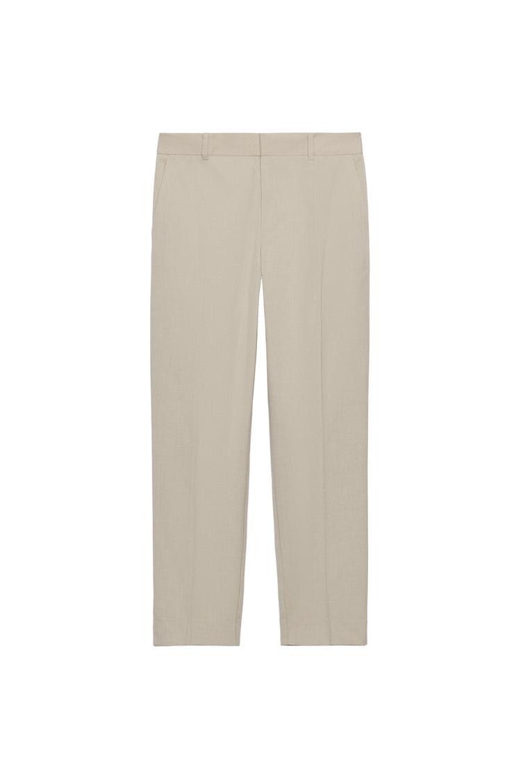 LOW-RISE CROPPED TROUSERS