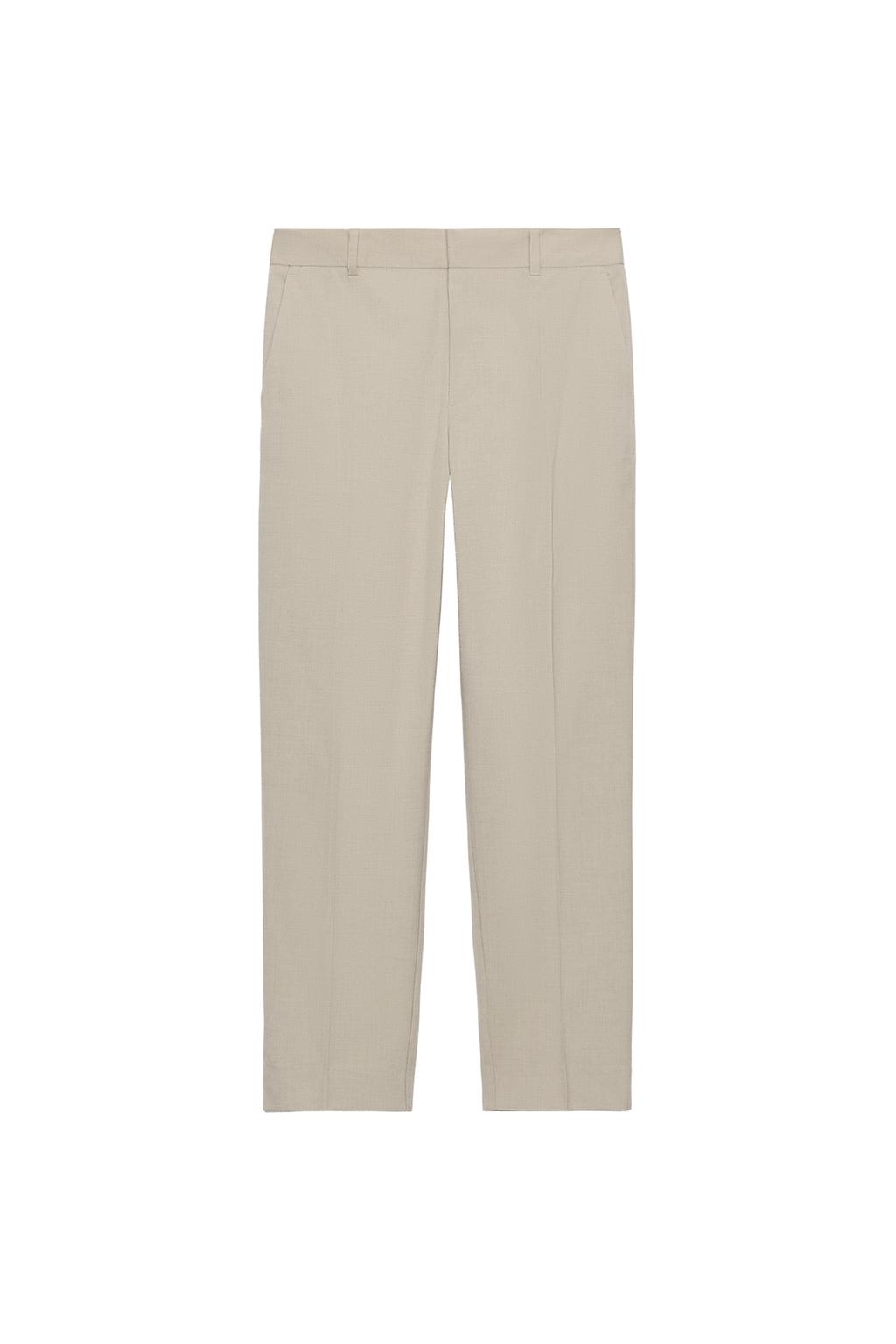LOW-RISE CROPPED TROUSERS