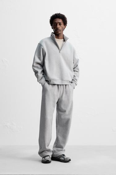 HEAVYWEIGHT REGULAR FIT TRACKSUIT - Red/Navy by Zara - Image 0