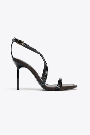 SANDALIA TACÓN ALTO - Negro de Zara