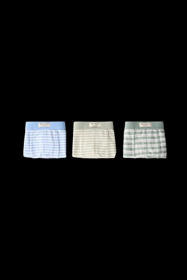 6-14 JAHRE/ 3ER-PACK BOXERSHORTS BOHO-STREIFEN - Bunt von Zara