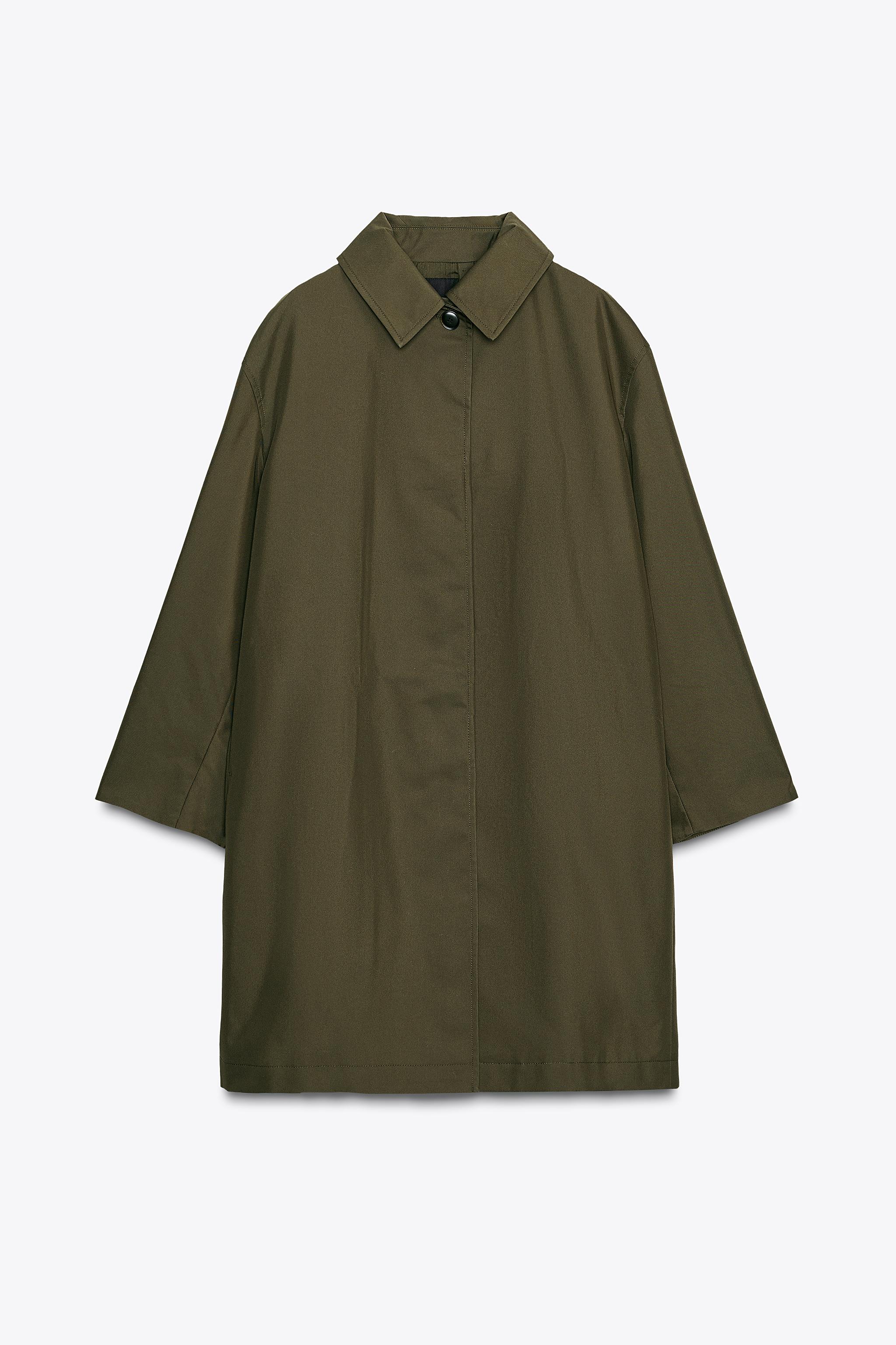 お値下げ‼️ZARA ブラウン ダブルブレストコートオーバーサイズ オーバーサイズフィットコート - サンド/ブラウン | ZARA Japan