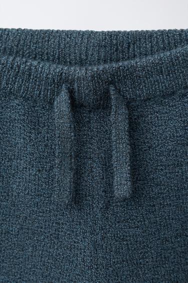 EMBROIDERED DOG KNIT TROUSERS - Deep blue by Zara - Image 2