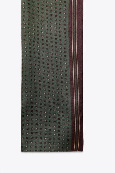 PRINTED SATIN SCARF - only one by Zara - Image 2