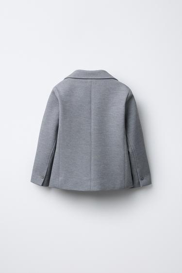 SLIM FIT SUIT BLAZER - Grey by Zara - Image 1