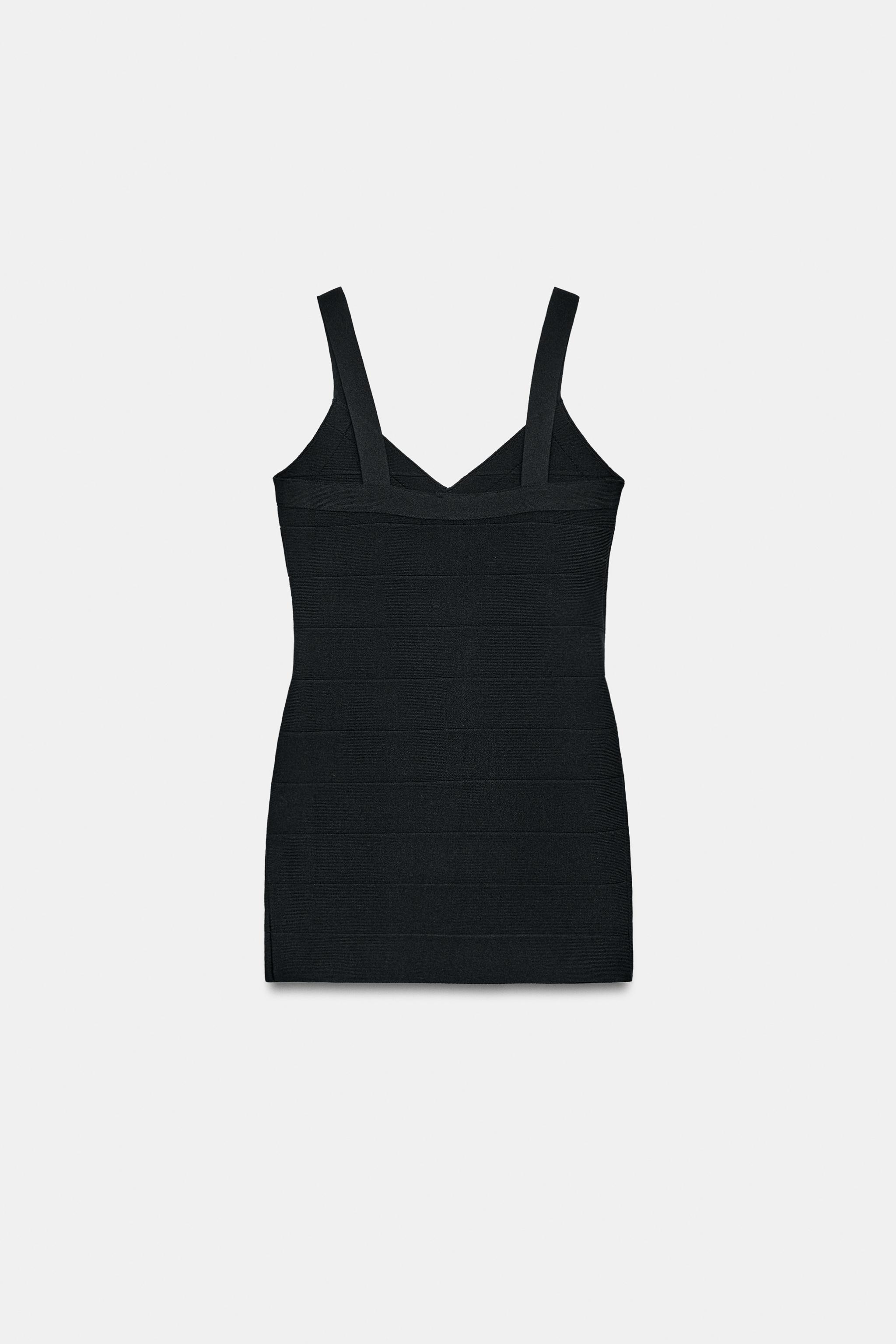 Женские платья Zara STRETCH BAND MINI DRESS — фото 5