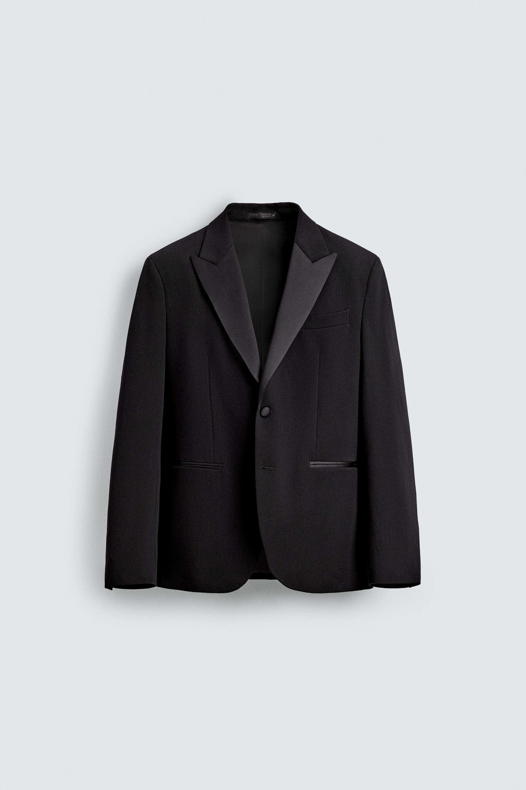 BLAZER COSTUME SMOKING AVEC LAINE
