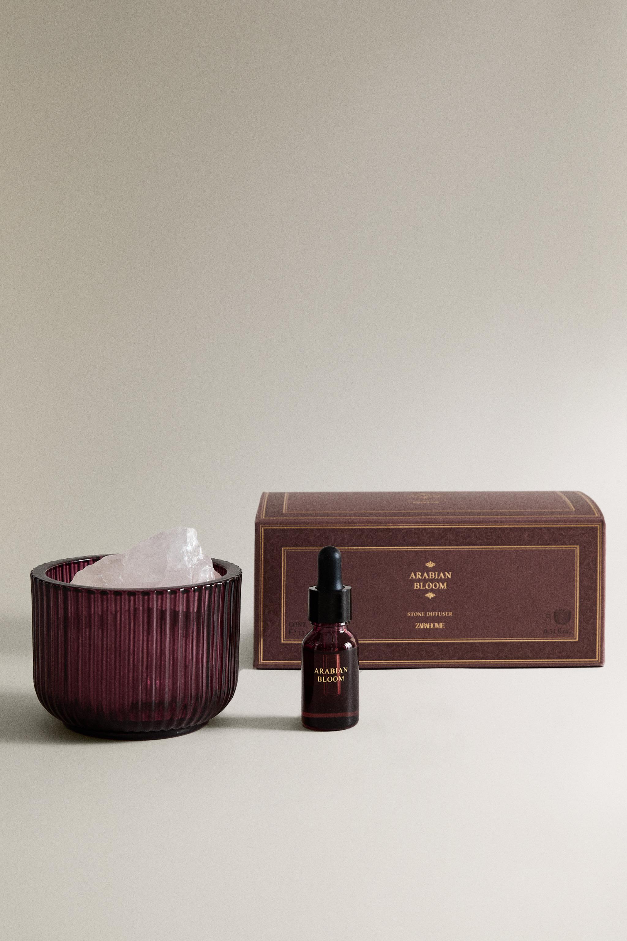 ARABIAN BLOOM ESSENTIAL OIL AND STONES SET — Gold