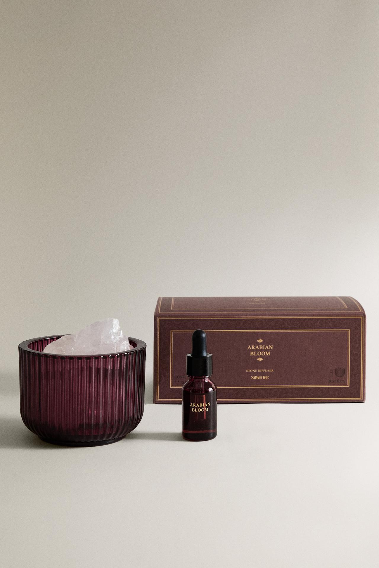ARABIAN BLOOM ESSENTIAL OIL AND STONES SET — Gold
