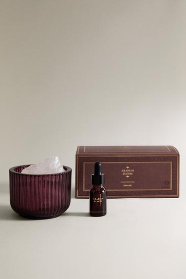 ARABIAN BLOOM ESSENTIAL OIL AND STONES SET - Gold by Zara