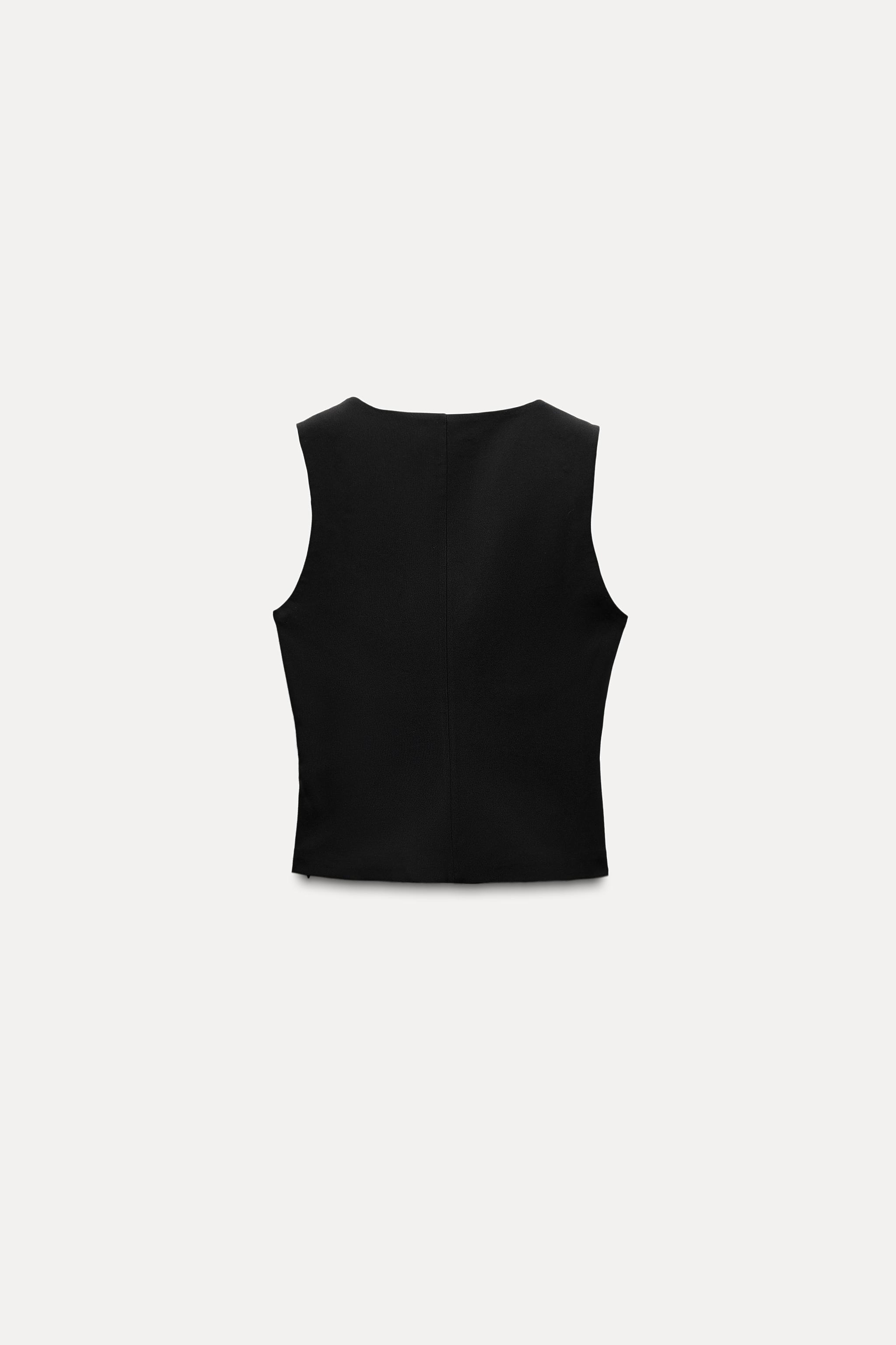 Crop top niña zara sale