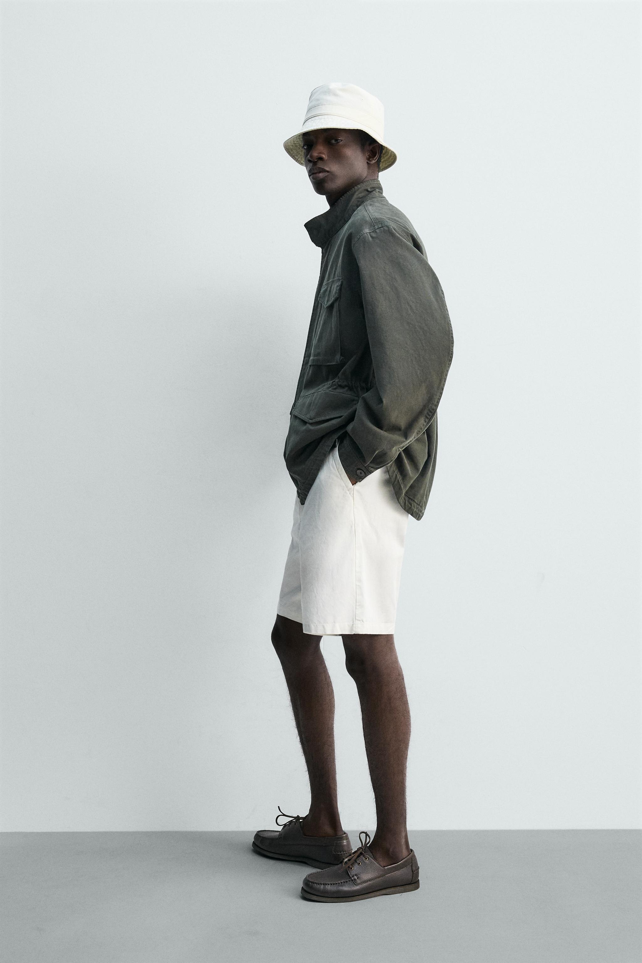 WASHED UTILITY POCKET JACKET