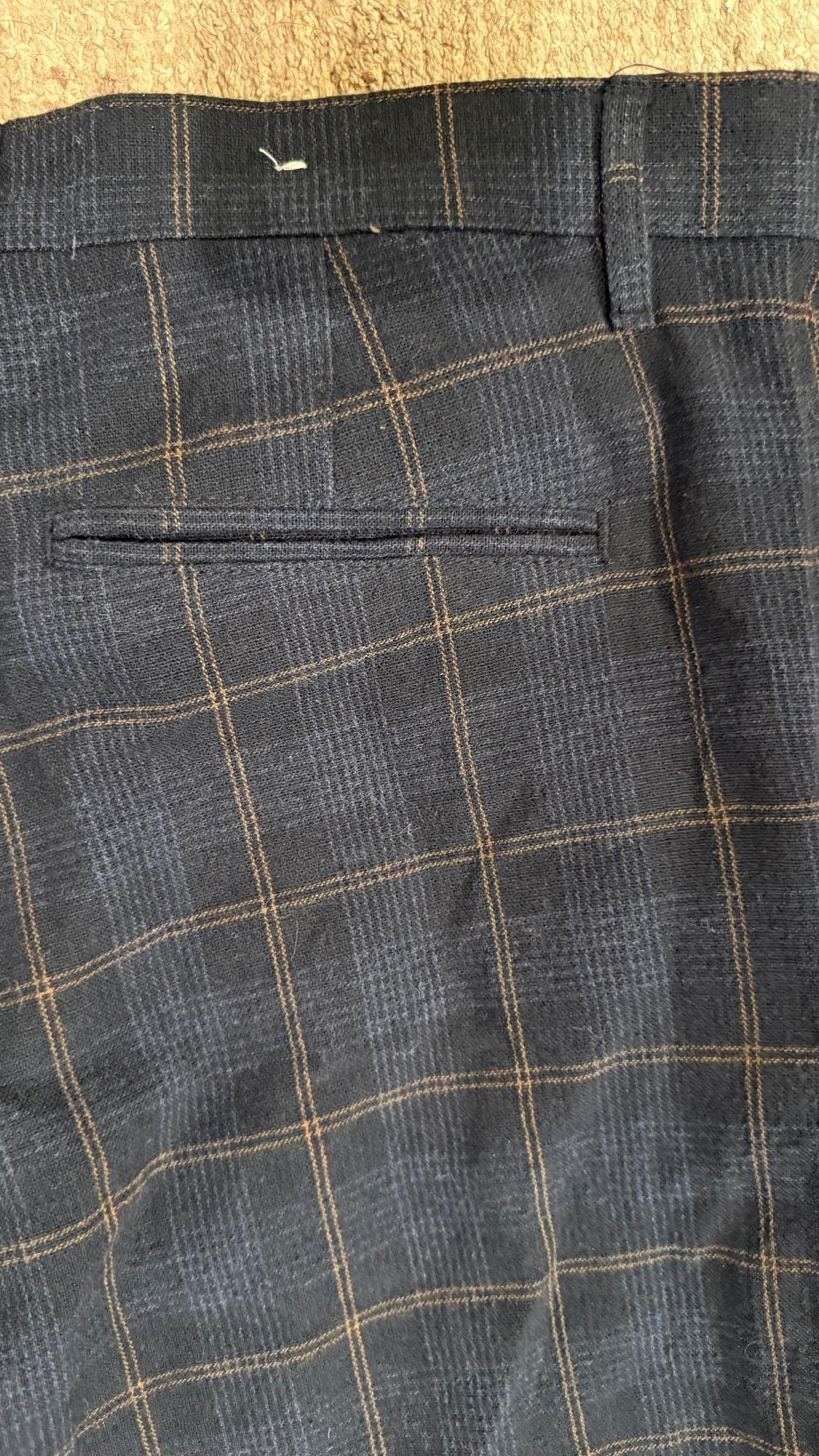 PLAID TAPERED FIT PANTS - Image 5