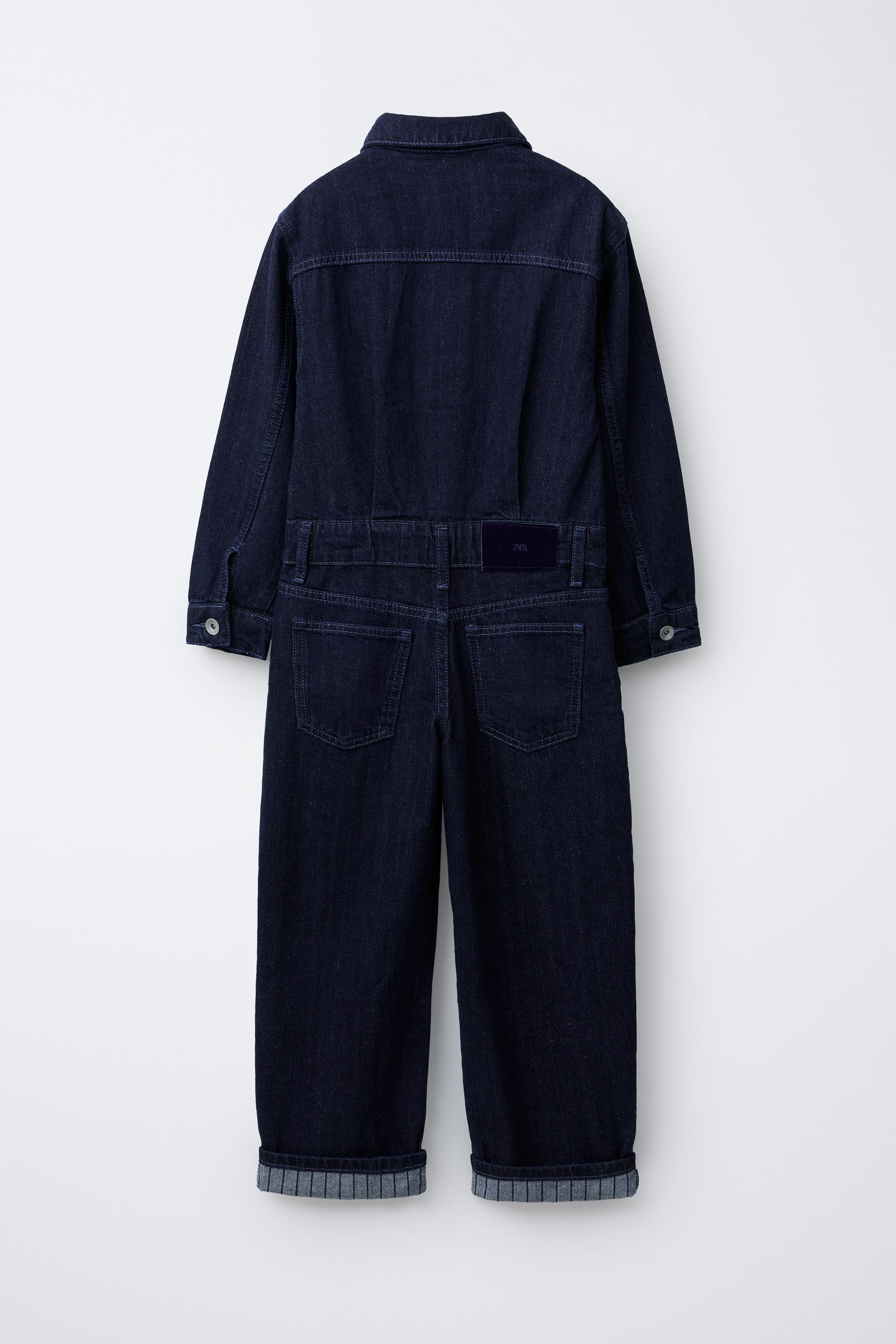 デニムジャンプスーツ - ブルー | ZARA Japan / 日本