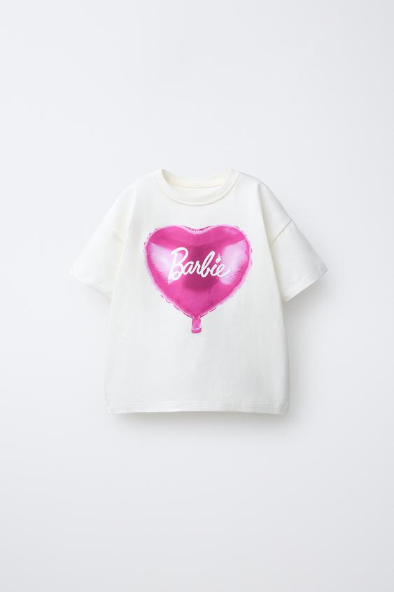 CAMISETA BALONÊ BARBIE™ MATTEL - Branco-marfim da Zara - Imagem 0