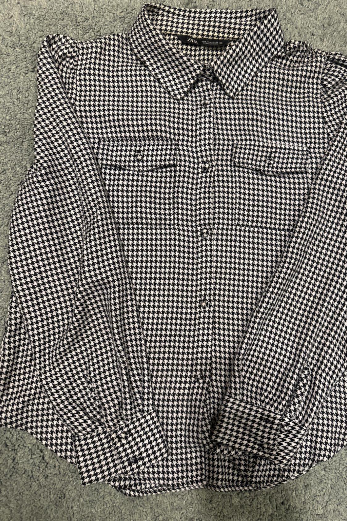 HOUNDSTOOTH SHIRT WITH POCKETS - Image 2