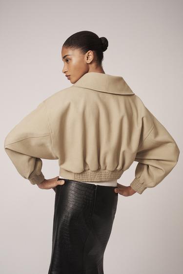 VESTE COURTE - THE ITEM ZARA WOMAN - Beige de Zara - Image 5