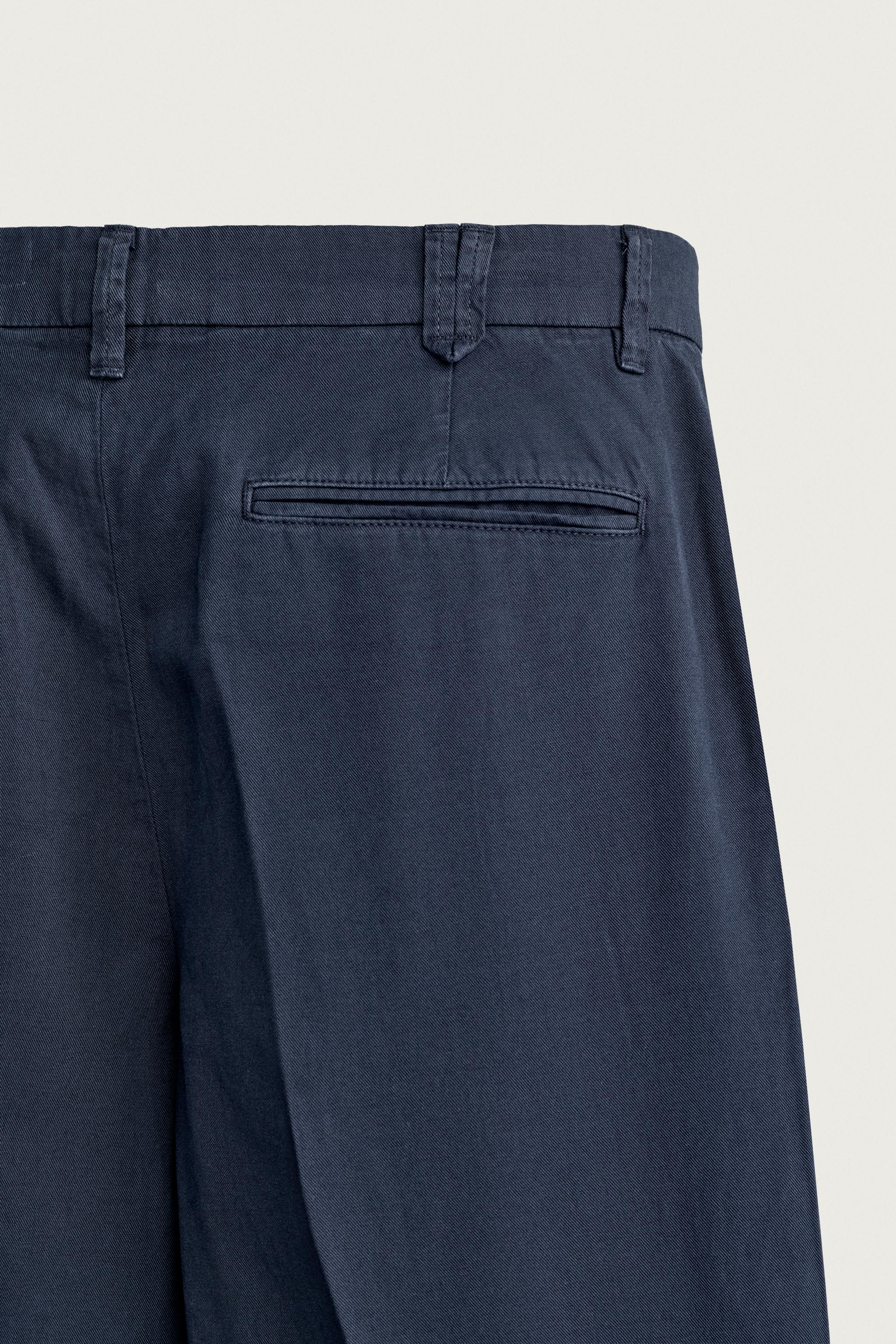 Мужские брюки Zara WASHED RELAXED FIT PANTS — фото 10