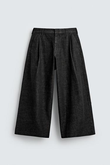 JEANS FLARE FIT - Noir de Zara - Image 8