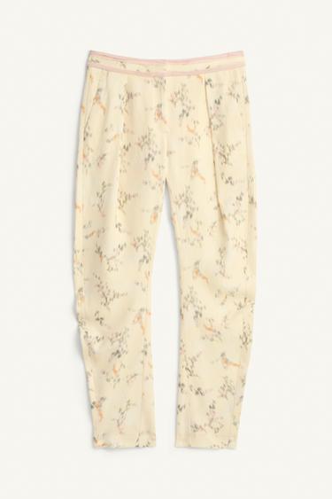 PANTALON IMPRIMÉ FLEURS ÉDITION LIMITÉE - Imprimée de Zara - Image 5