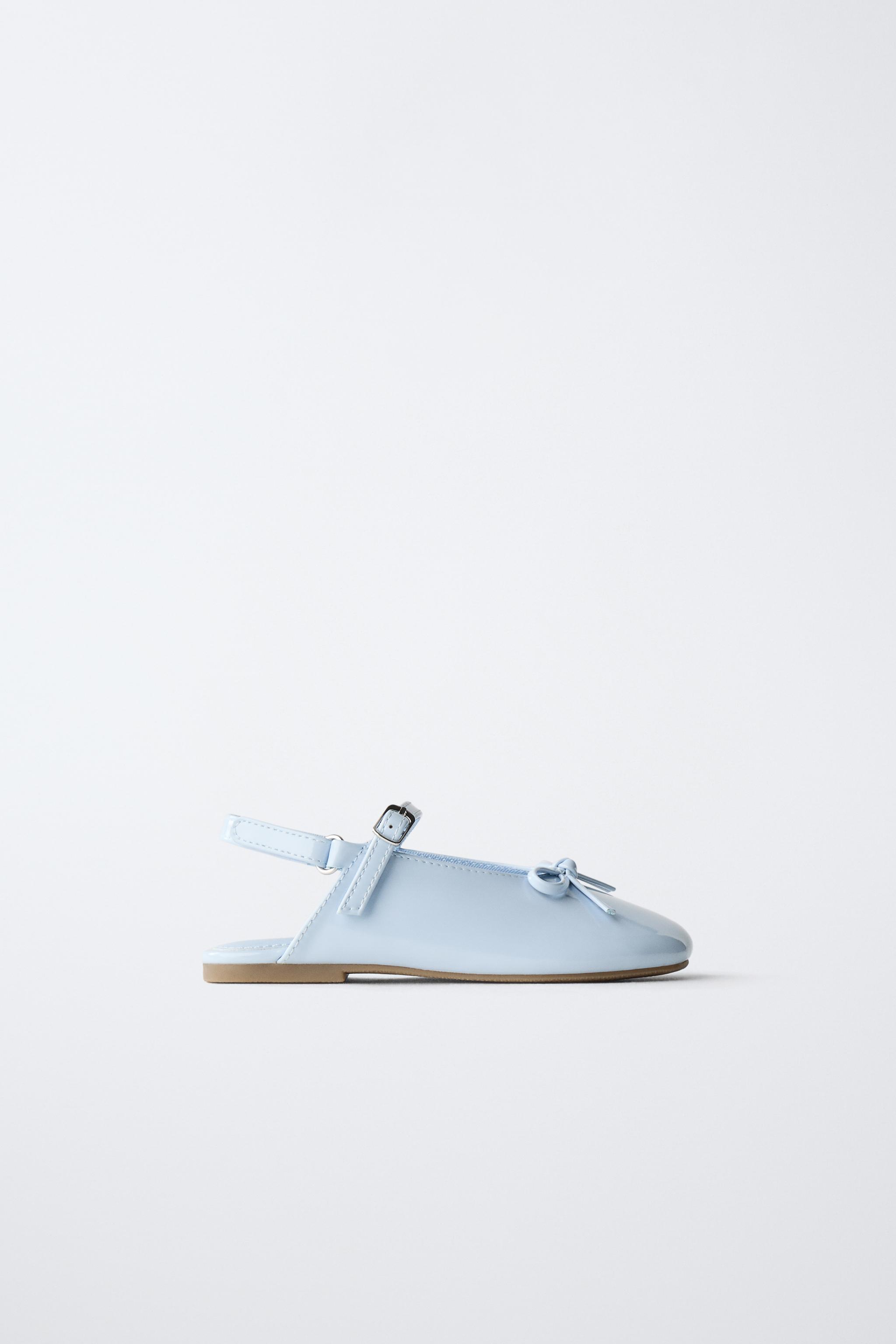 SLINGBACK BALLET FLATS WITH BOW