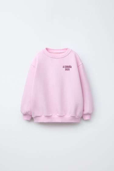 A CORUÑA CITY SWEATSHIRT - Pink by Zara