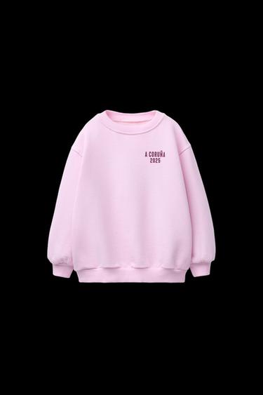 SWEATSHIRT STADT A CORUÑA - Rosa von Zara - Bild 0