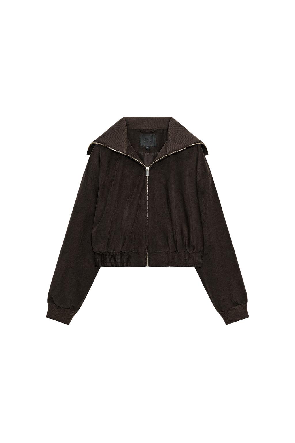 SHORT RIB-COLLAR JACKET