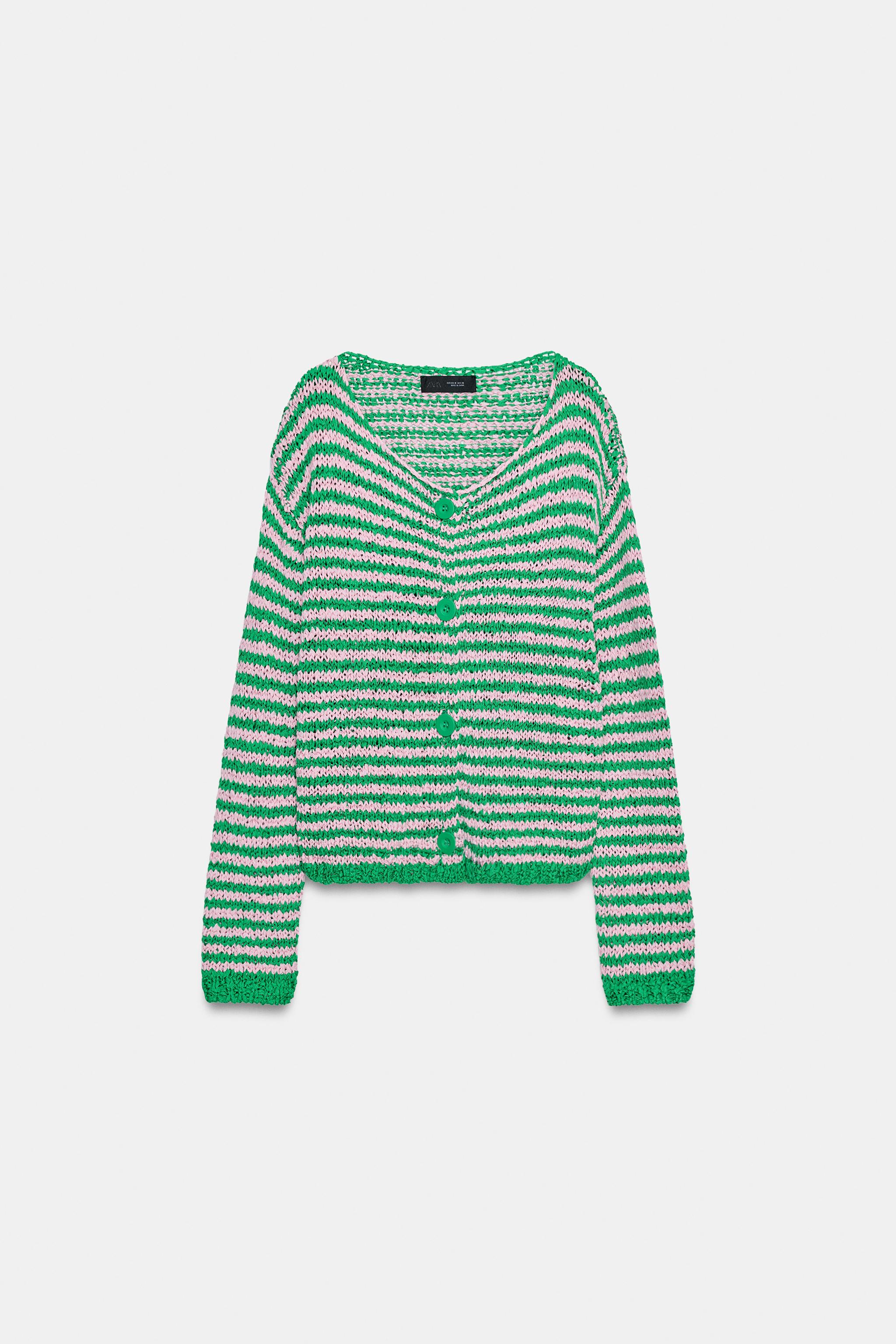 STRIPED CARDIGAN