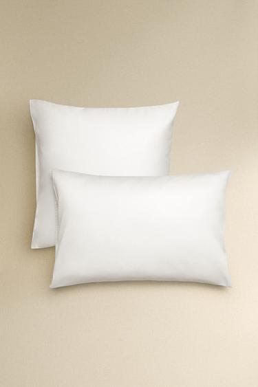 KOPFKISSENBEZUG SATIN (FADENDICHTE 1000) - Weiß von Zara