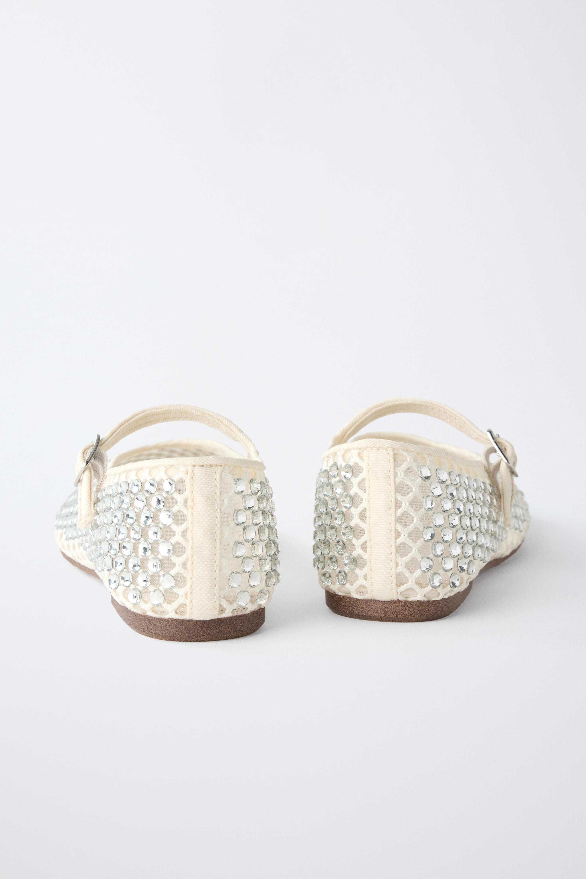 FANTASY BALLET FLATS - Off White | ZARA United States