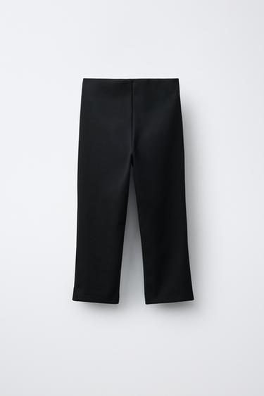 CAPRI TROUSERS WITH VENTS - Black by Zara - Image 1