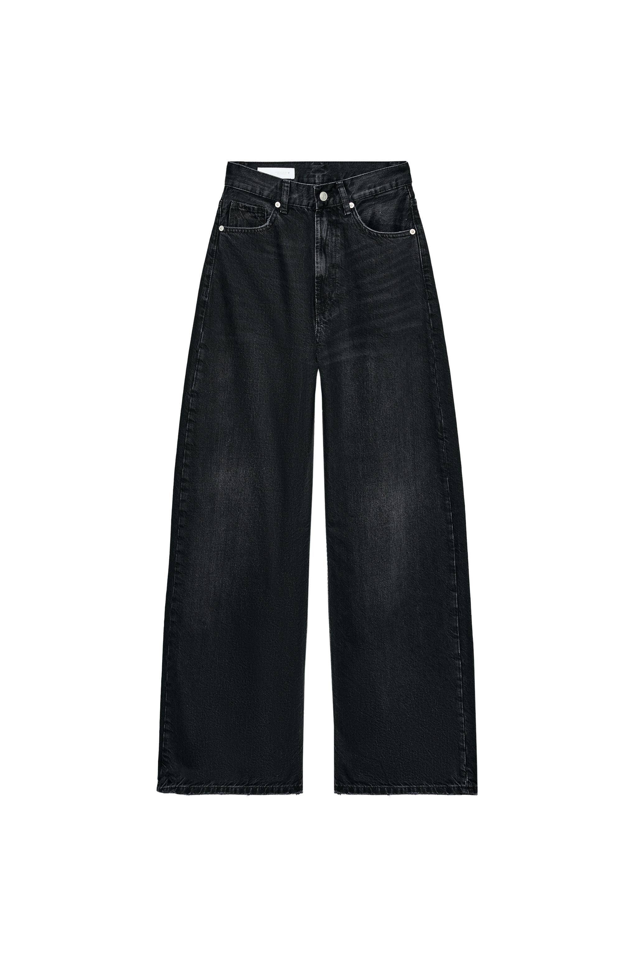 Mustat wide leg -farkut