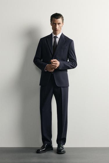 بدلة بقصة عادية من الصوف 100% - اند.تيجان الخاص بـ Zara