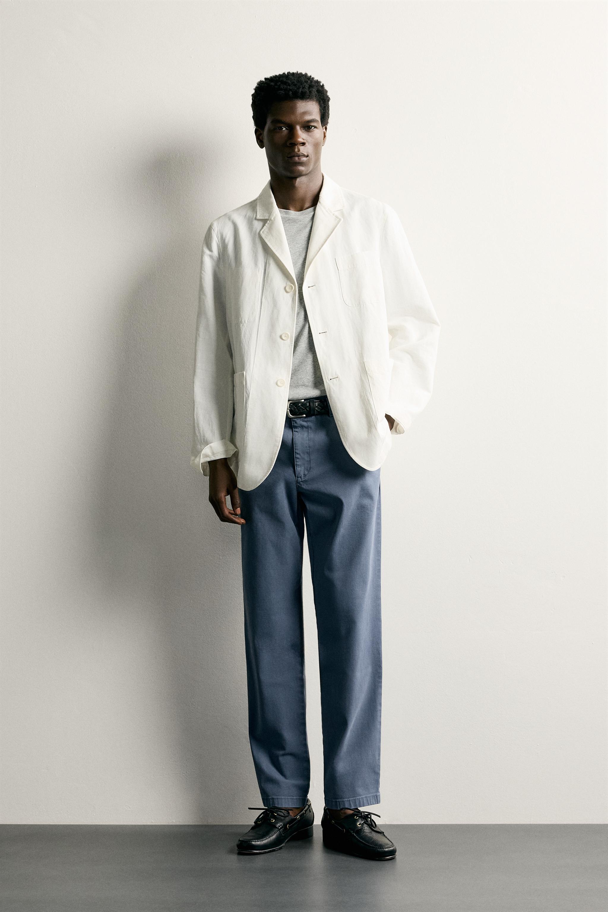 Zara SLIM FIT CHINO PANTOLON